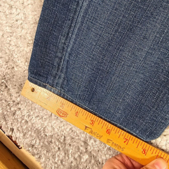 7 For All Mankind Austyn Jeans Mens 33 (Fits 32x28) Blue Straight Medium Wash - Picture 12 of 13